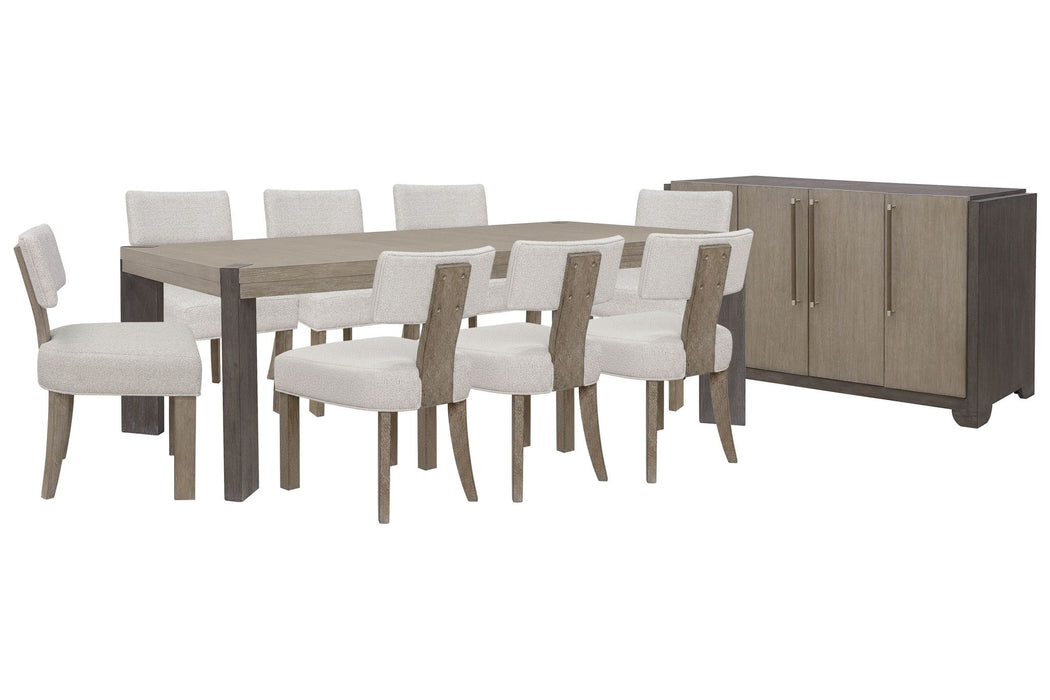Anderson Park - Leg Dining Table Set With Klismos Chairs
