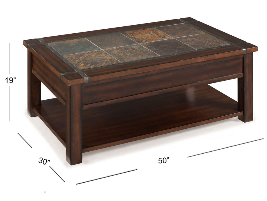 Roanoke - Rectangular Lift Top Cocktail Table Set