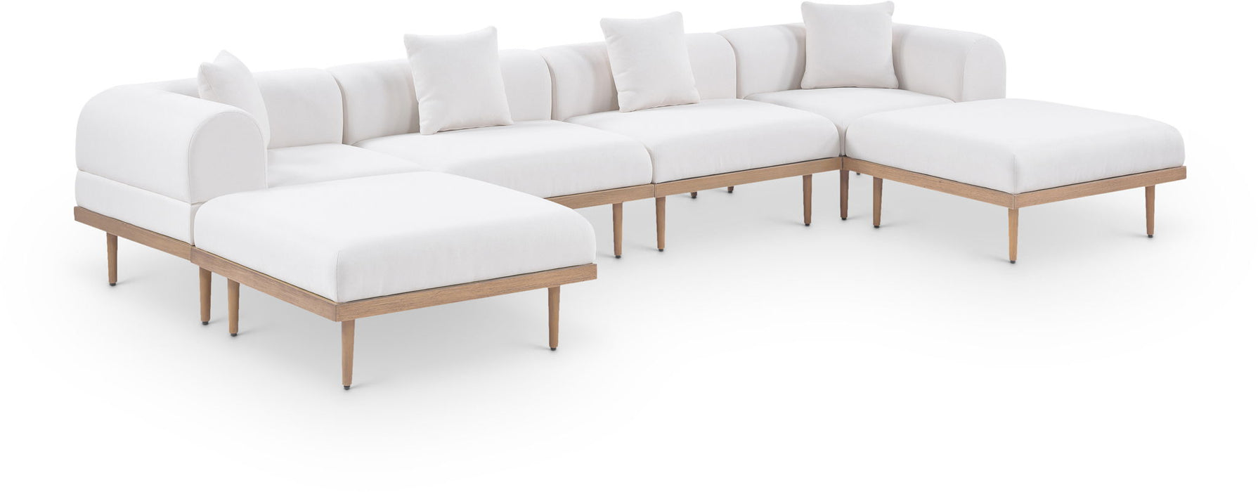 Laguna - 6 Piece 142" Outdoor Patio Modular Sectional