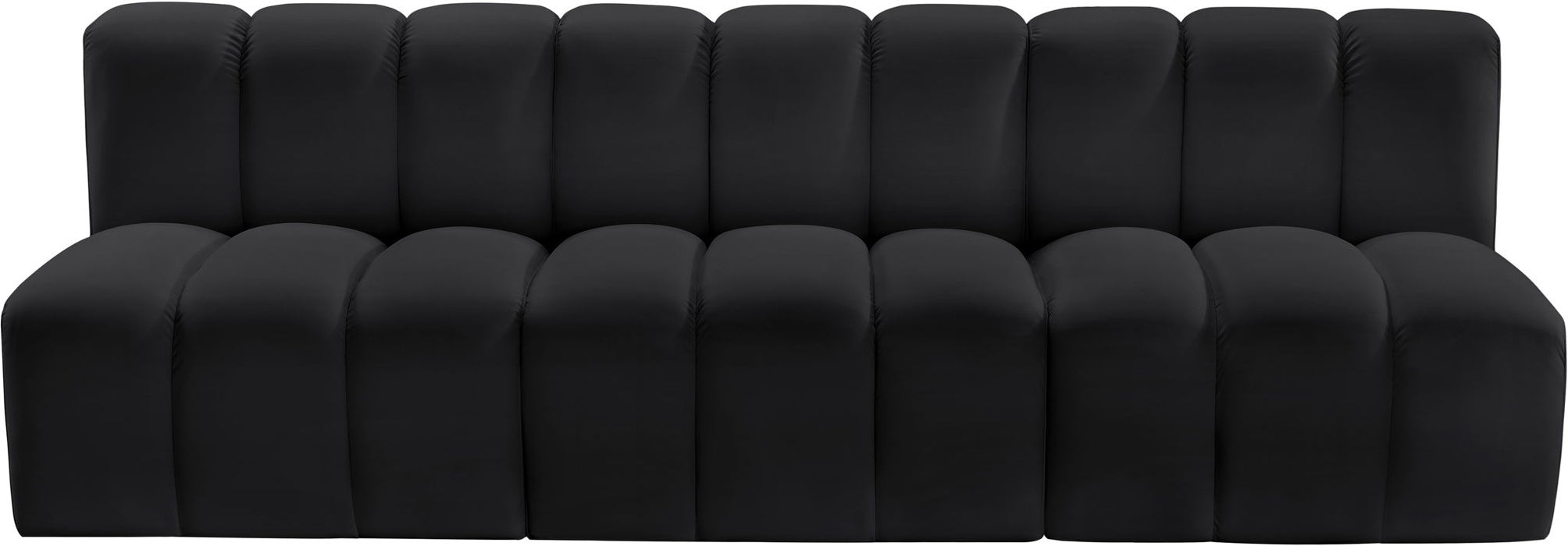 Arc - Faux Leather 3 Seats Modular Sofa