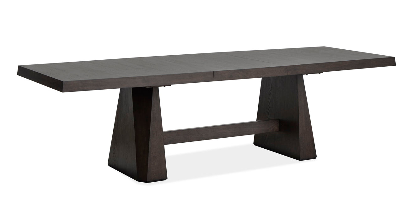 Tauren - 7 Piece Extendable Double Pedestal Dining Table Set