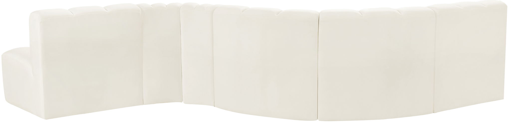 Arc - Velvet 6 Piece Curved Modular Sofa