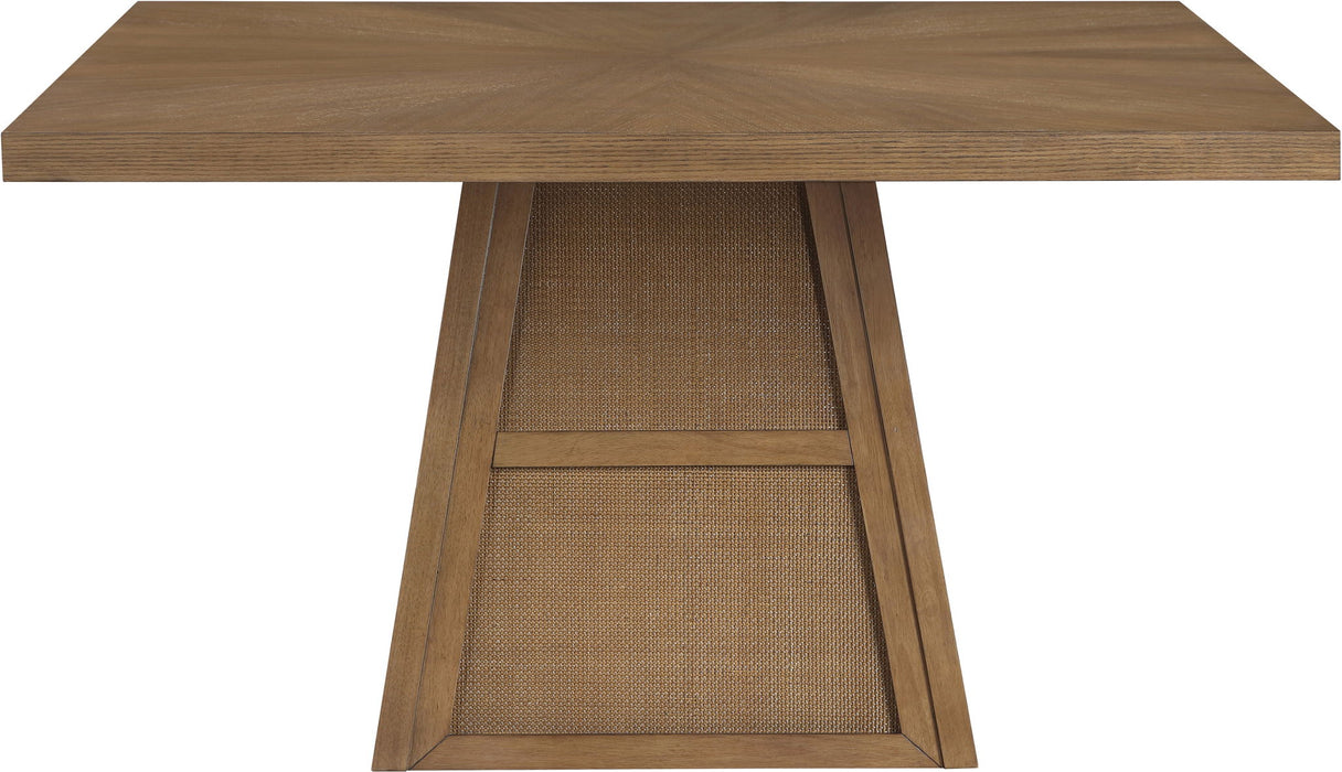 Fenwick - Cane Oak Veneer And Solid Wood Dining Table