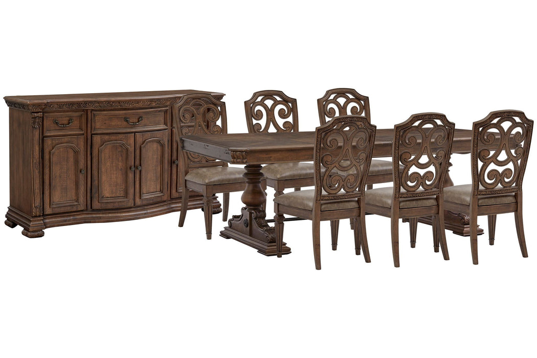 Durango - Extendable Trestle Dining Table Set