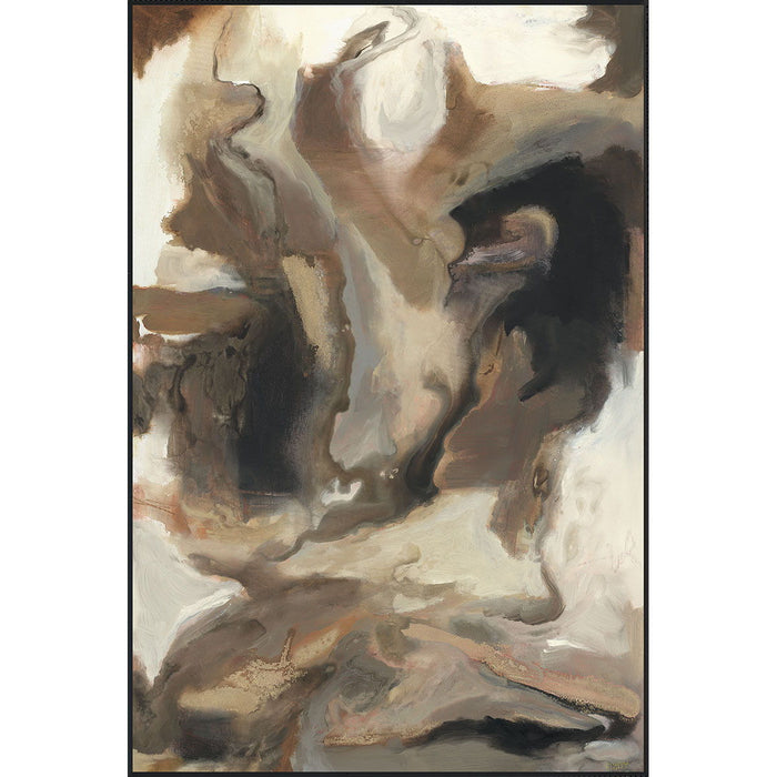 Volcanic - 48" x 72" Painting By Buddy Whitlock - Black