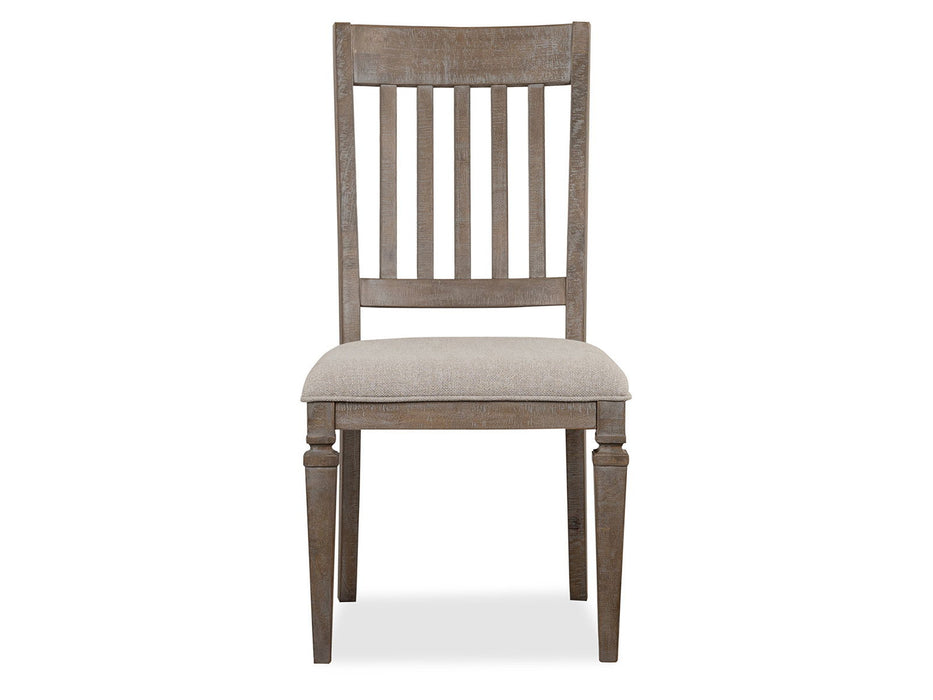 Lancaster - Dining Side Chair With Upholstered Seat (Set of 2) - Dovetail Gray