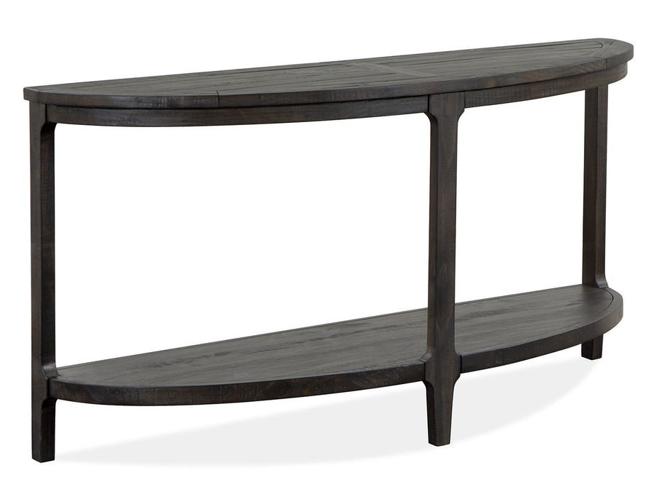 Boswell - Demilune Sofa Table - Peppercorn