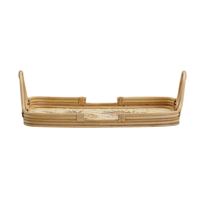 Corey - Floral Bamboo Tray - Multi