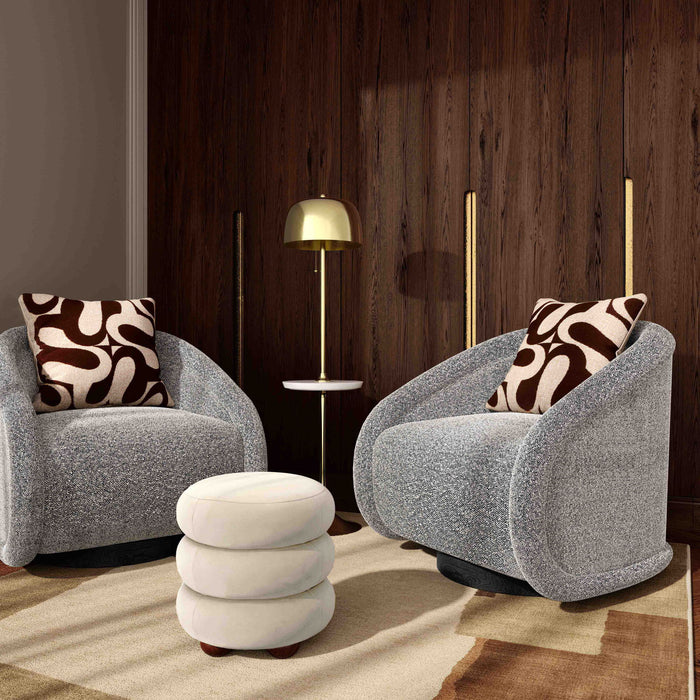 Rory - Boucle Swivel Chair