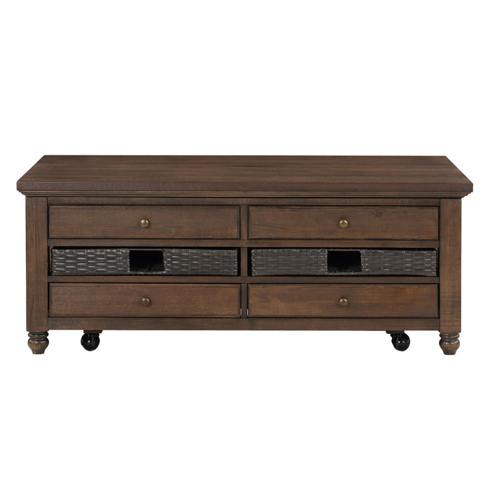 Oliver - 3 Piece Table Set - Brown