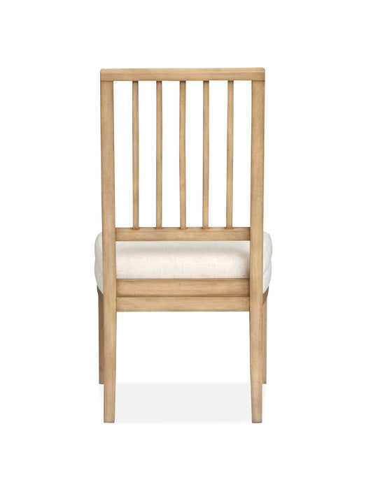 Coventry - Upholstered Side Chair With Solid Wood Back (Set of 2) - Honey Wheat