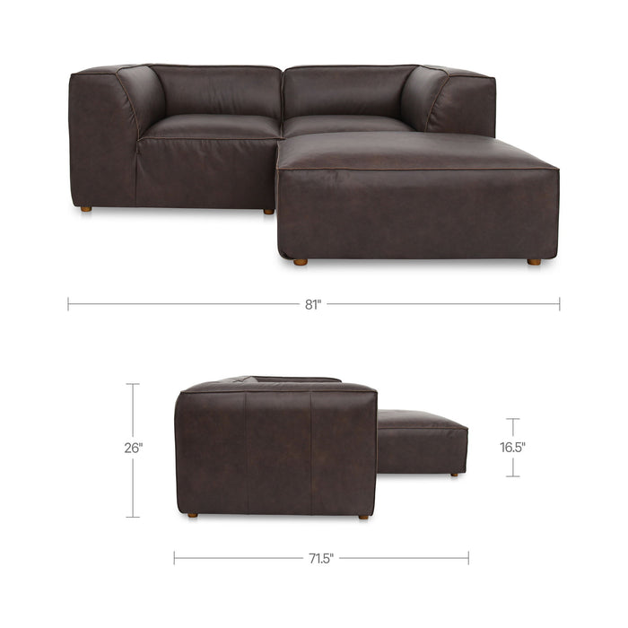 Form - Nook Modular Sectional - Espresso Brown