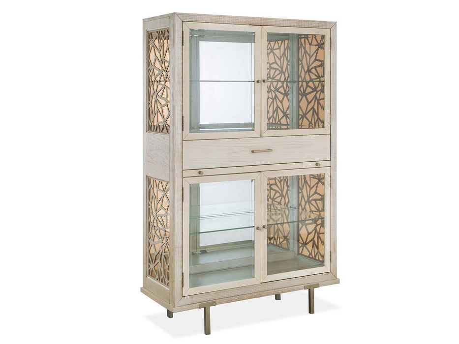 Lenox - Display Cabinet - Warm Silver