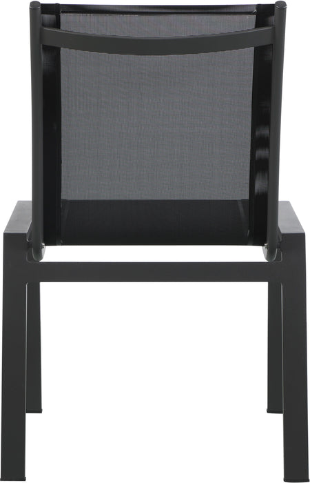 Nizuc - Outdoor Patio Dining Chair With Gray Frame (Set of 2)
