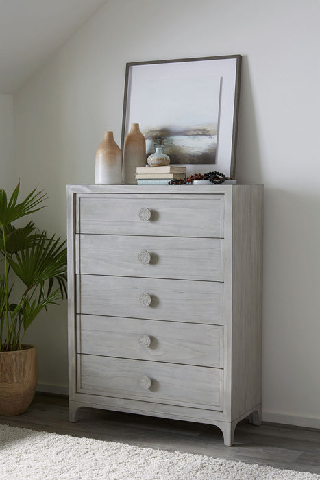 Boho Chic 5 Drw Cst-WshWht A23