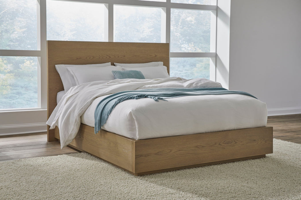 One Wd Panel King Bed - Bisque