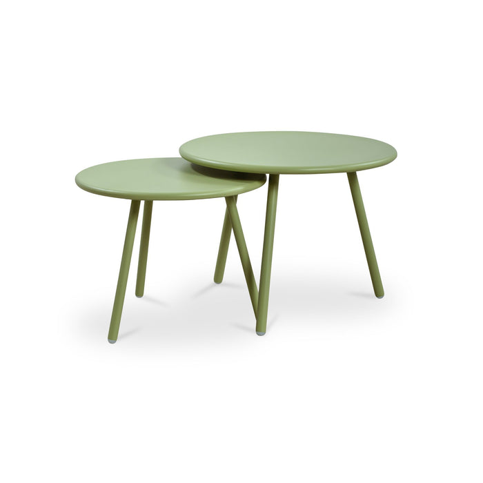 Kari - Outdoor Nesting Coffee Table - Green