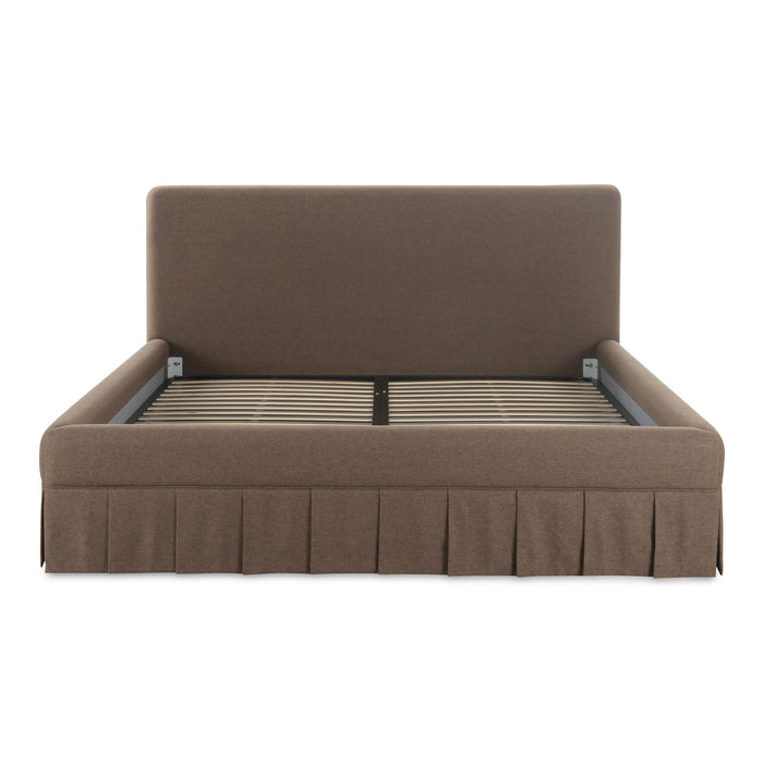 Maren - Queen Bed - Dark Brown
