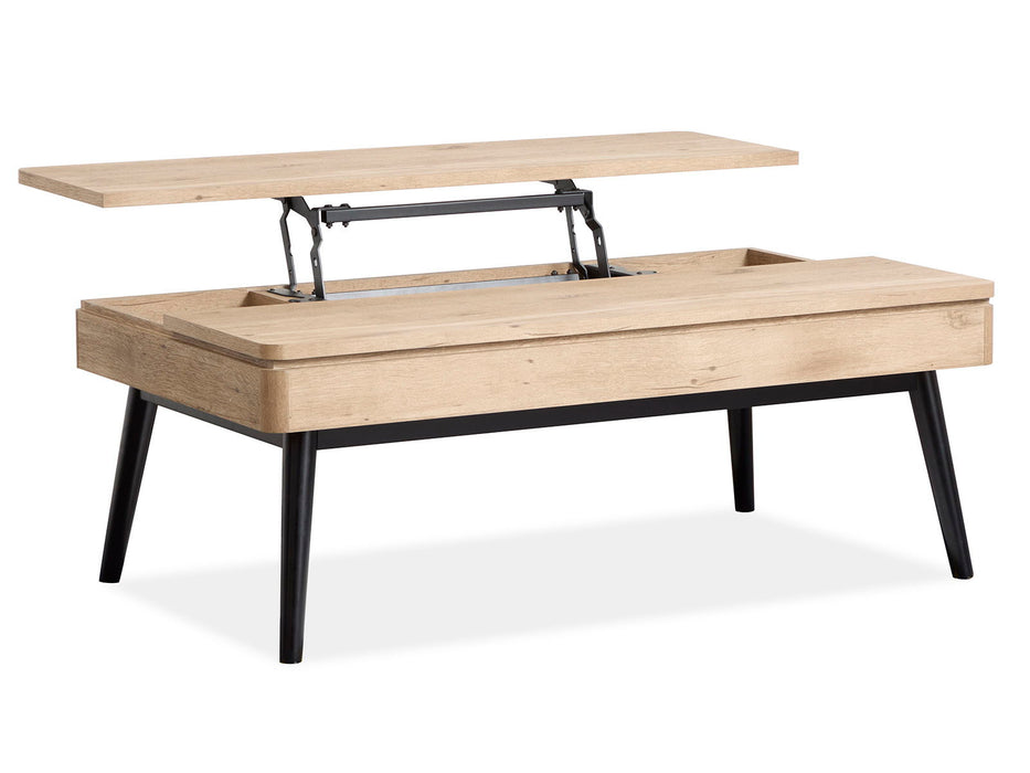 Fletcher - Lift Top Storage Cocktail Table - Driftwood