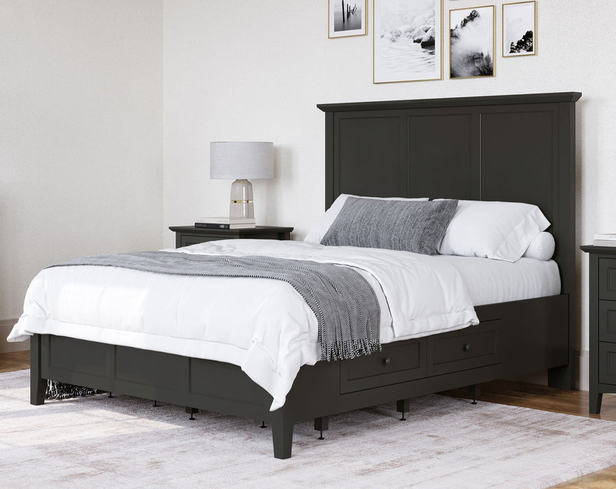 Grace Stg CKing Bed - Raven