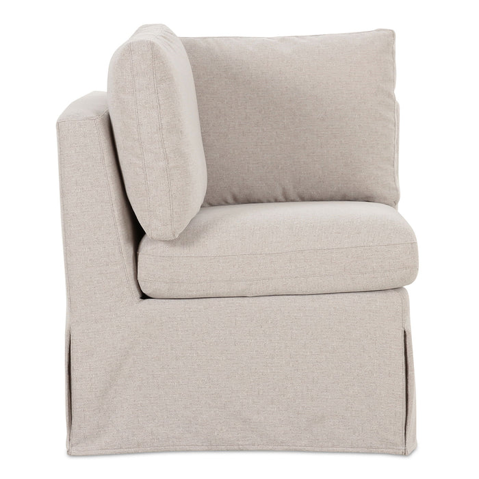 Fable - Slipcover Dining Corner Chair - Beige