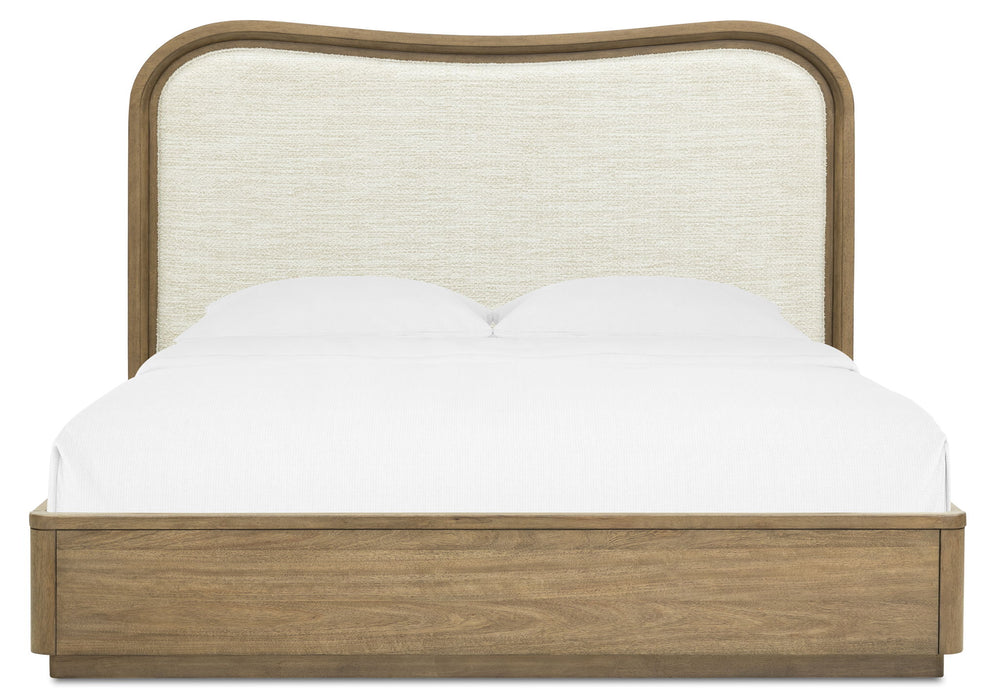 Leeza - Bedroom Set With Upholstered Panel Bed And Dresser