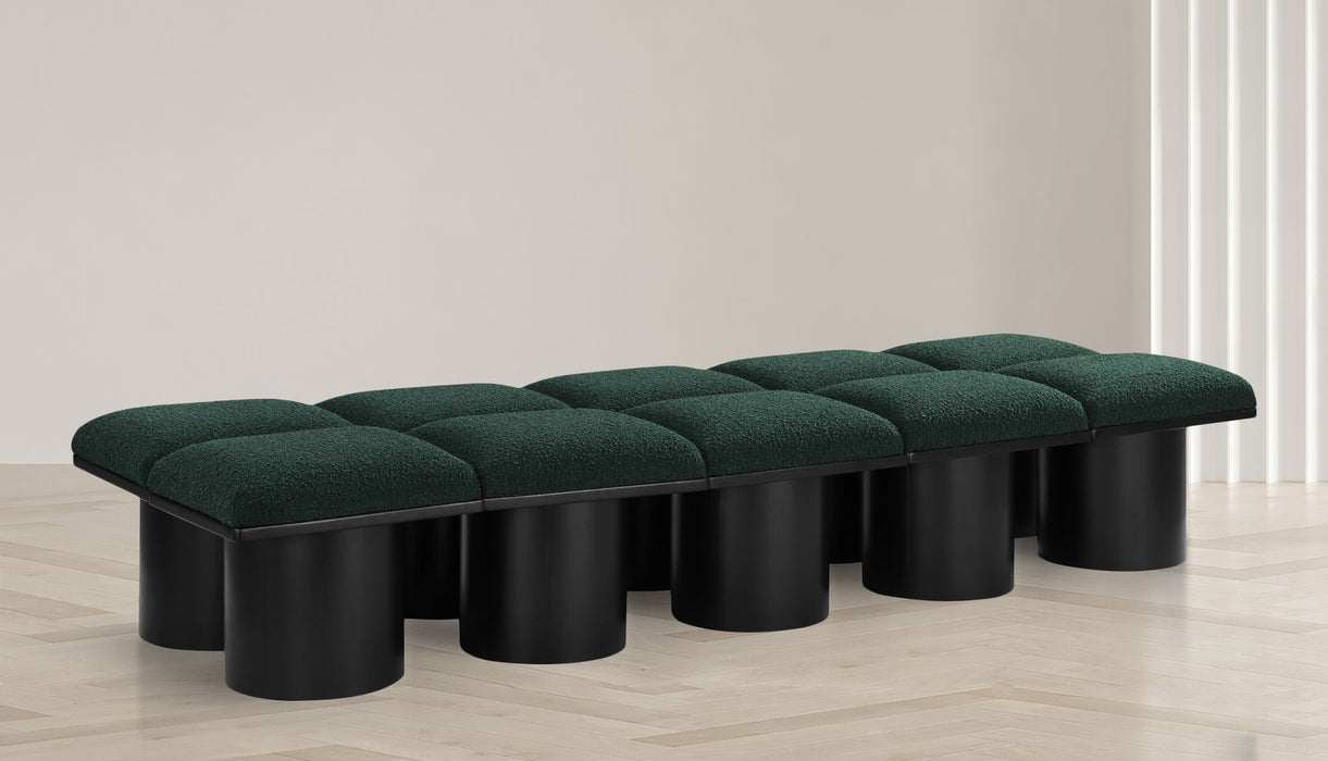 Pavilion - 10 Piece Modular Bench With Black Base