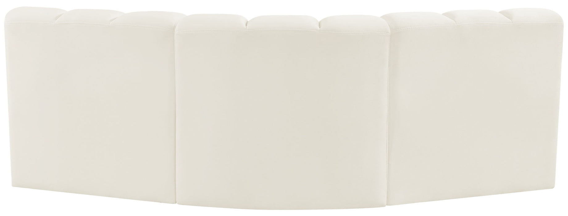 Arc - Velvet 3 Piece Modular Corner Sofa