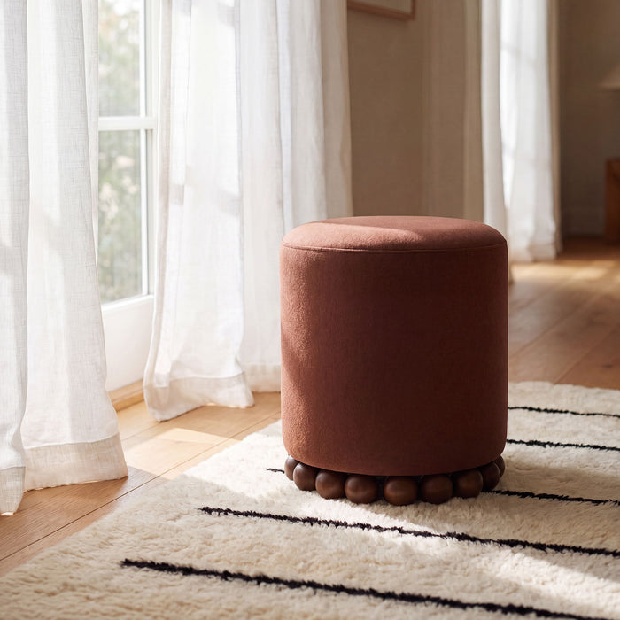 Dex - Performance Vegan Mohair Ottoman