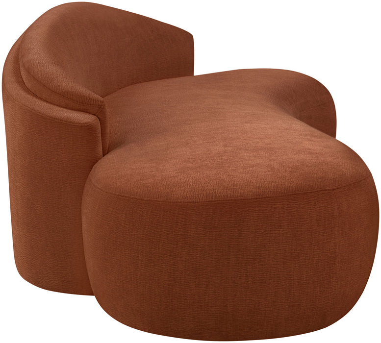 Caspian - Chenille Fabric Upholstered Loveseat