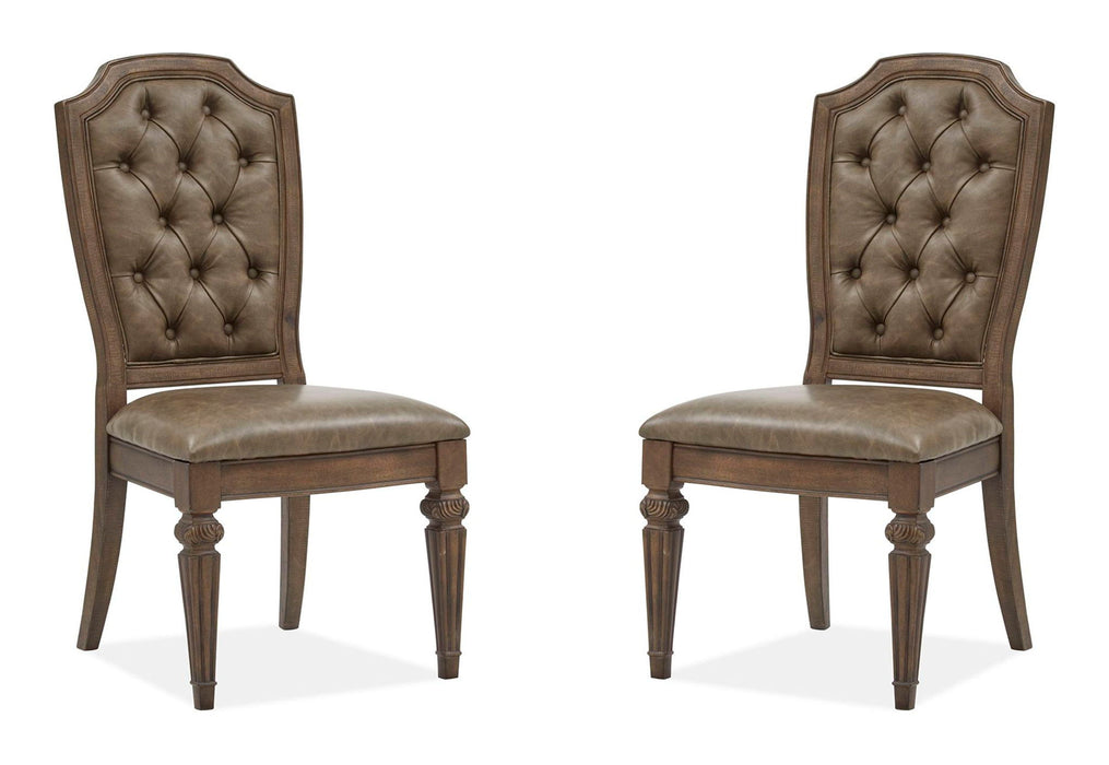 Durango - Wood Dining Side Chair With Upholstered Seat and Back (Set of 2) - Willadeene Brown
