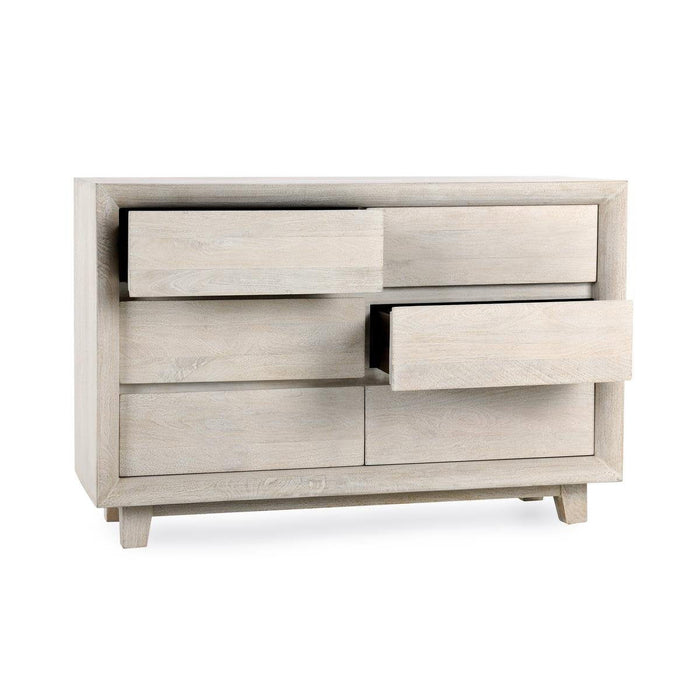 Reece - 6 Drawer Dresser - Seashell White