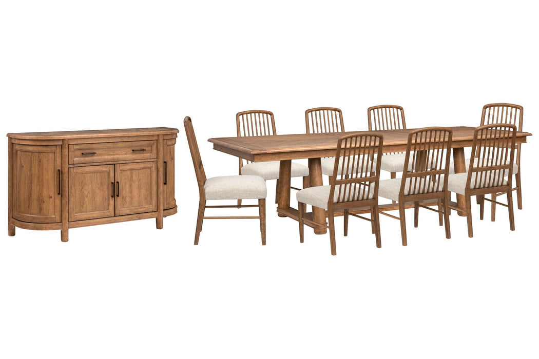 Woodward - Trestle Extendable Dining Table Set