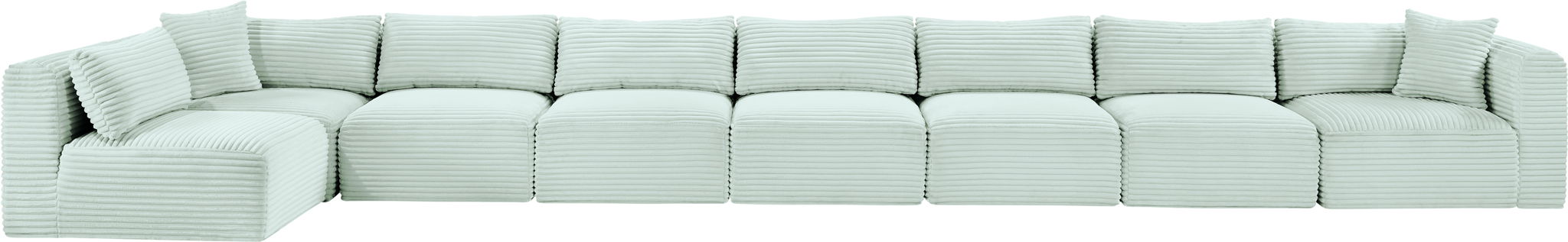 Shaggy - 8 Piece Modular Sectional