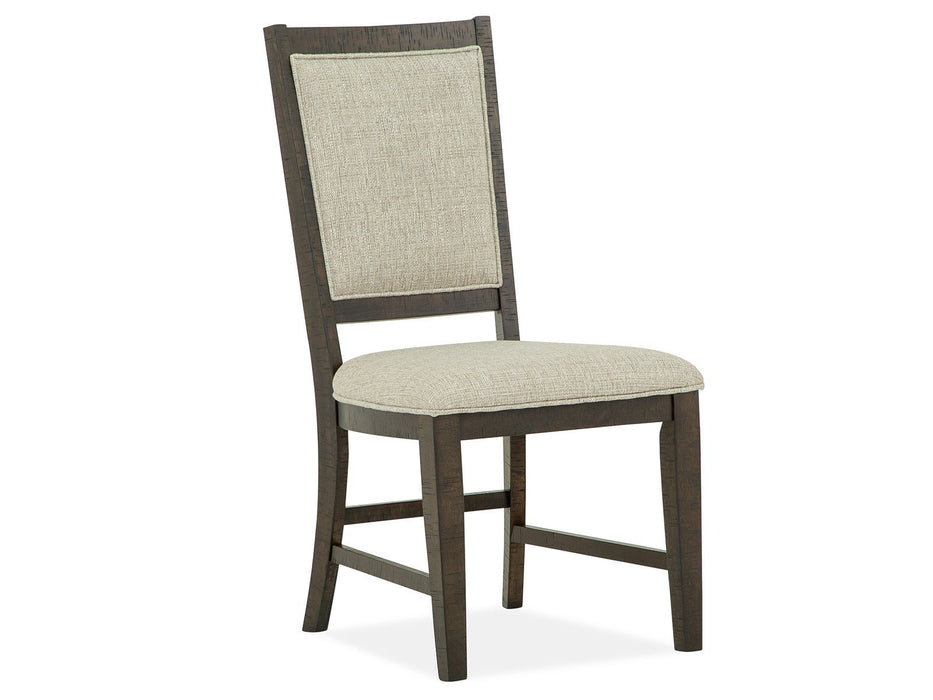 Westley Falls - Step Up Side Chair With Upholstered Seat & Back (Set of 2) - Graphite