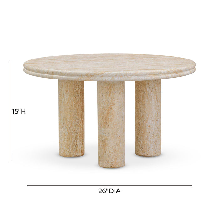 Amora - Indoor / Outdoor Nesting Accent Tables (Set of 2) - Travertine