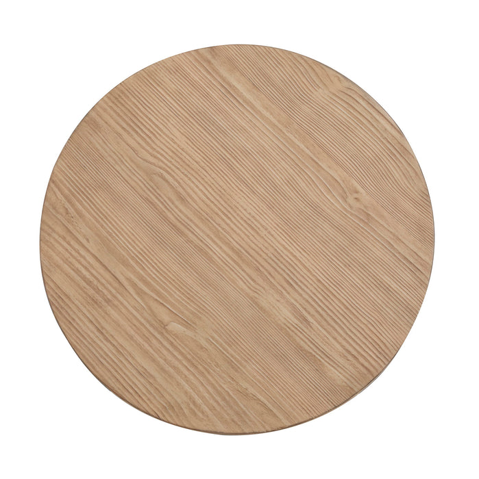 Hayden - Round End Table - Golden Oat