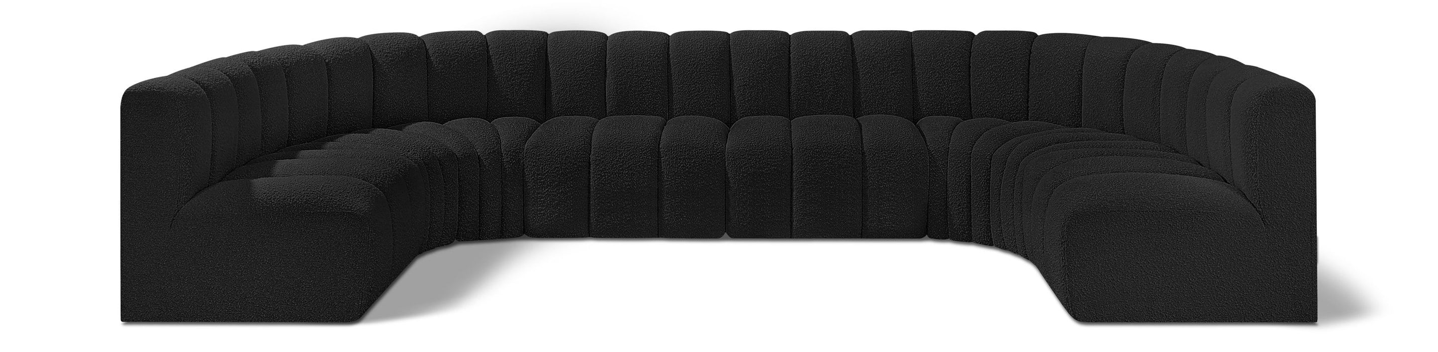 Arc - Boucle Fabric 8 Piece Modular Sofa