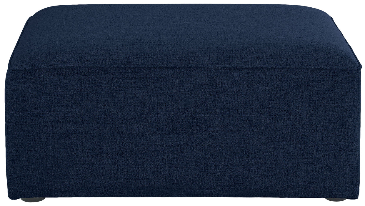 Cube - Linen Ottoman