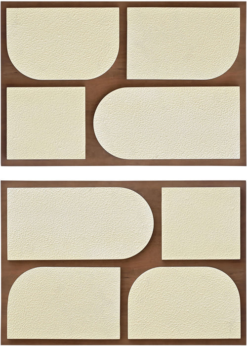 Icon - Mango Wood 2 Piece Wall Art