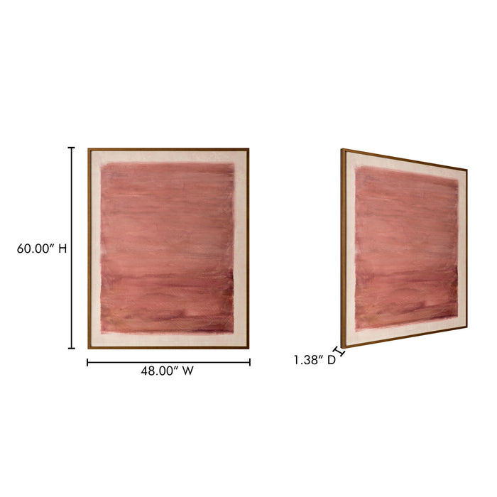 Solo - Framed Painting - Pink