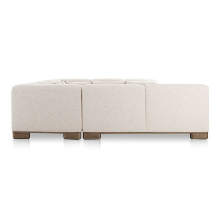 June - U Shaped Modular Sectional - Oatmeal