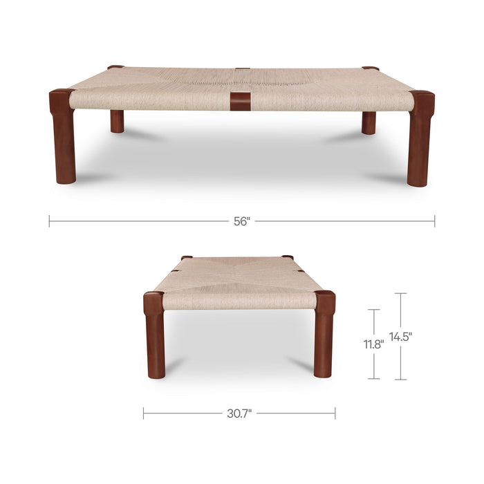 Kaia - Outdoor Coffee Table - Dark Brown