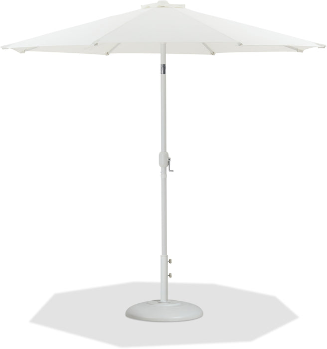 Fiji - Aluminum Patio Umbrella With Round White Base