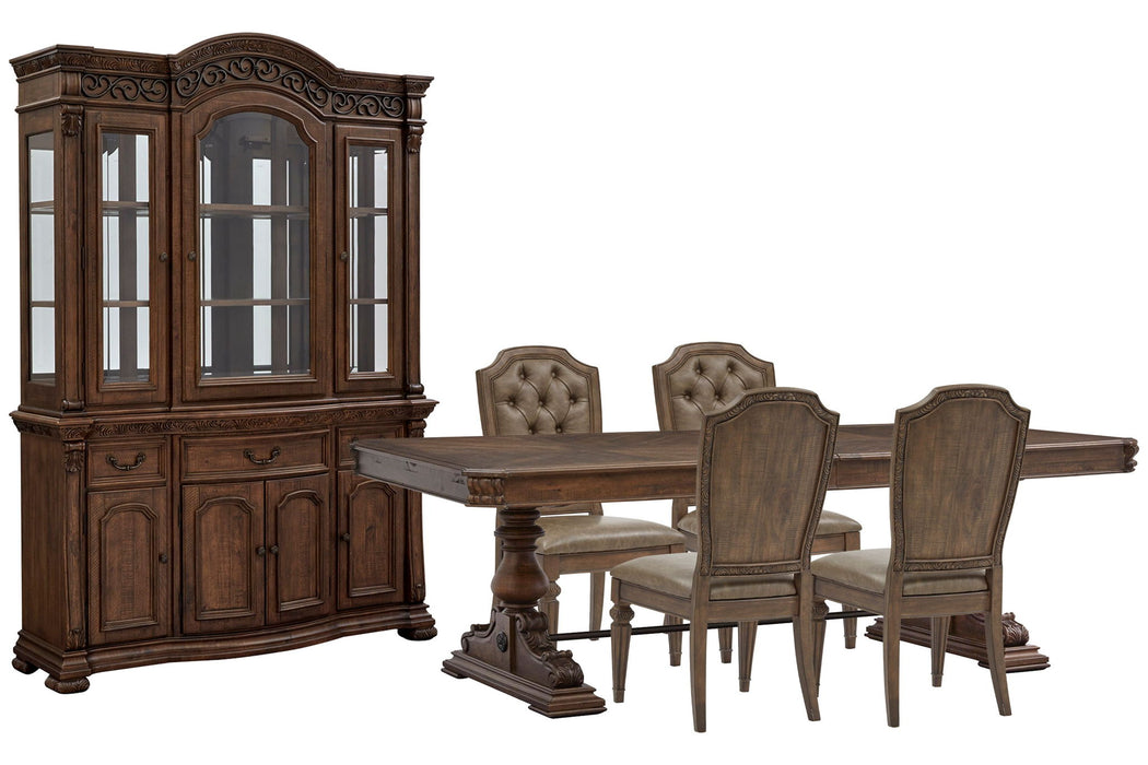 Durango - Extendable Trestle Dining Table Set