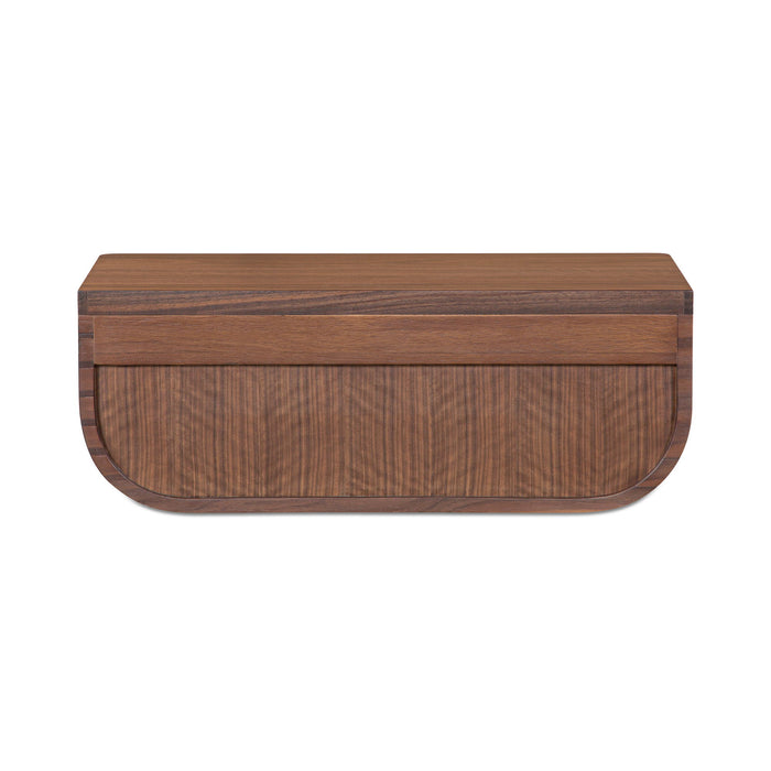 Hettie - Floating Nightstand - Dark Brown