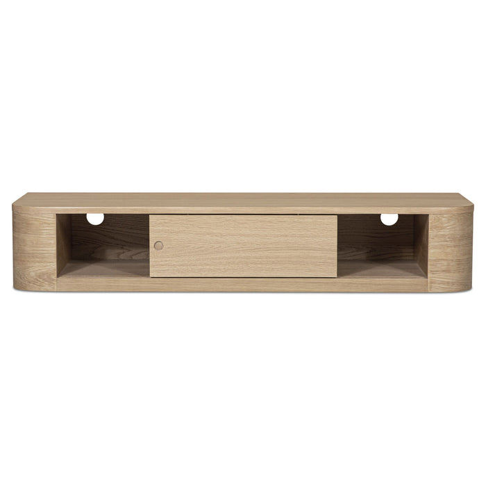 Round - Off Floating Console Table - Natural