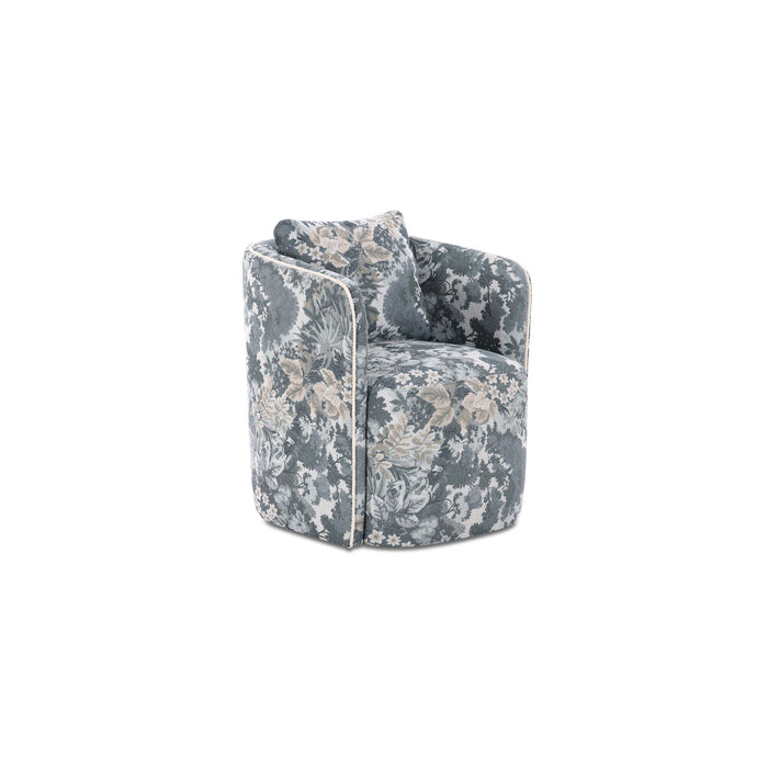 Cecil - Dining Chair Tapestry - Blue / Gray