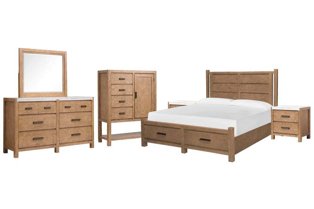 Plum Creek - Panel Storage Bedroom Set