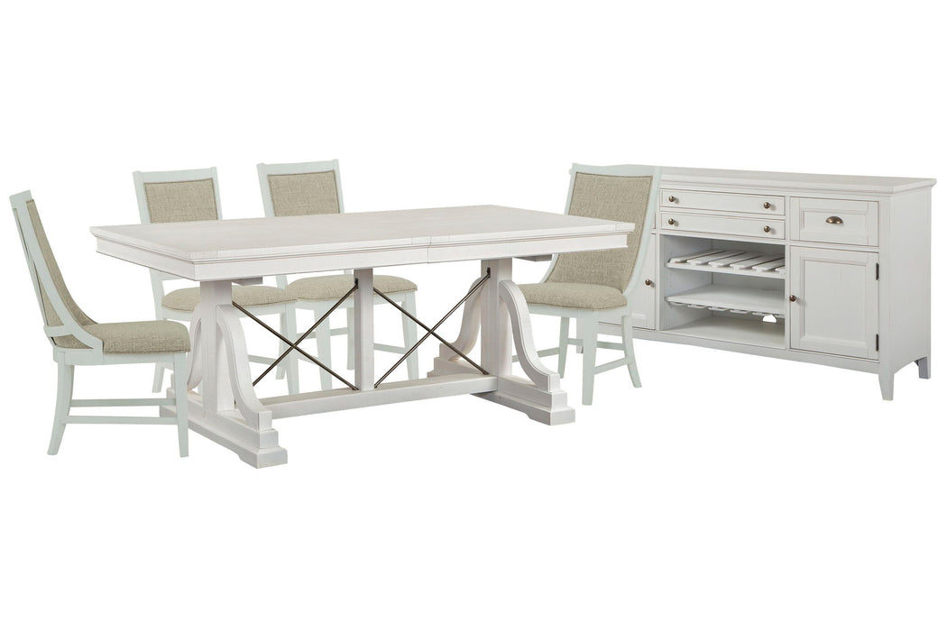 Heron Cove - Extendable Trestle Dining Table Set